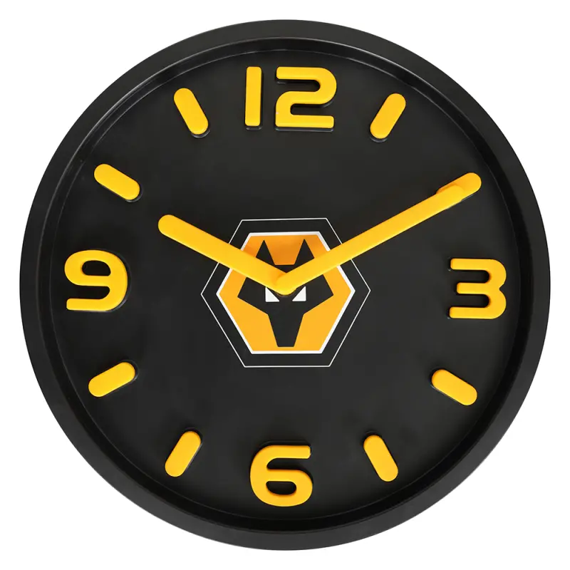 Wolverhampton Wanderers Store | Shop Official Wall Clock Wolves Gear